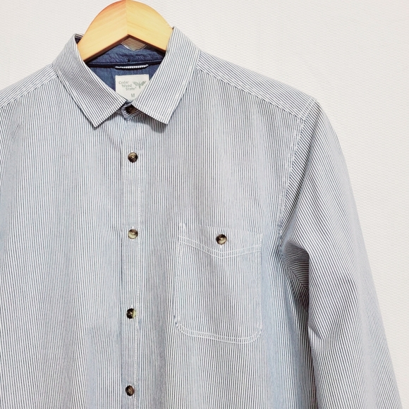 Cedar Wood State Striped Button Down Shirt - Picture 1 of 4